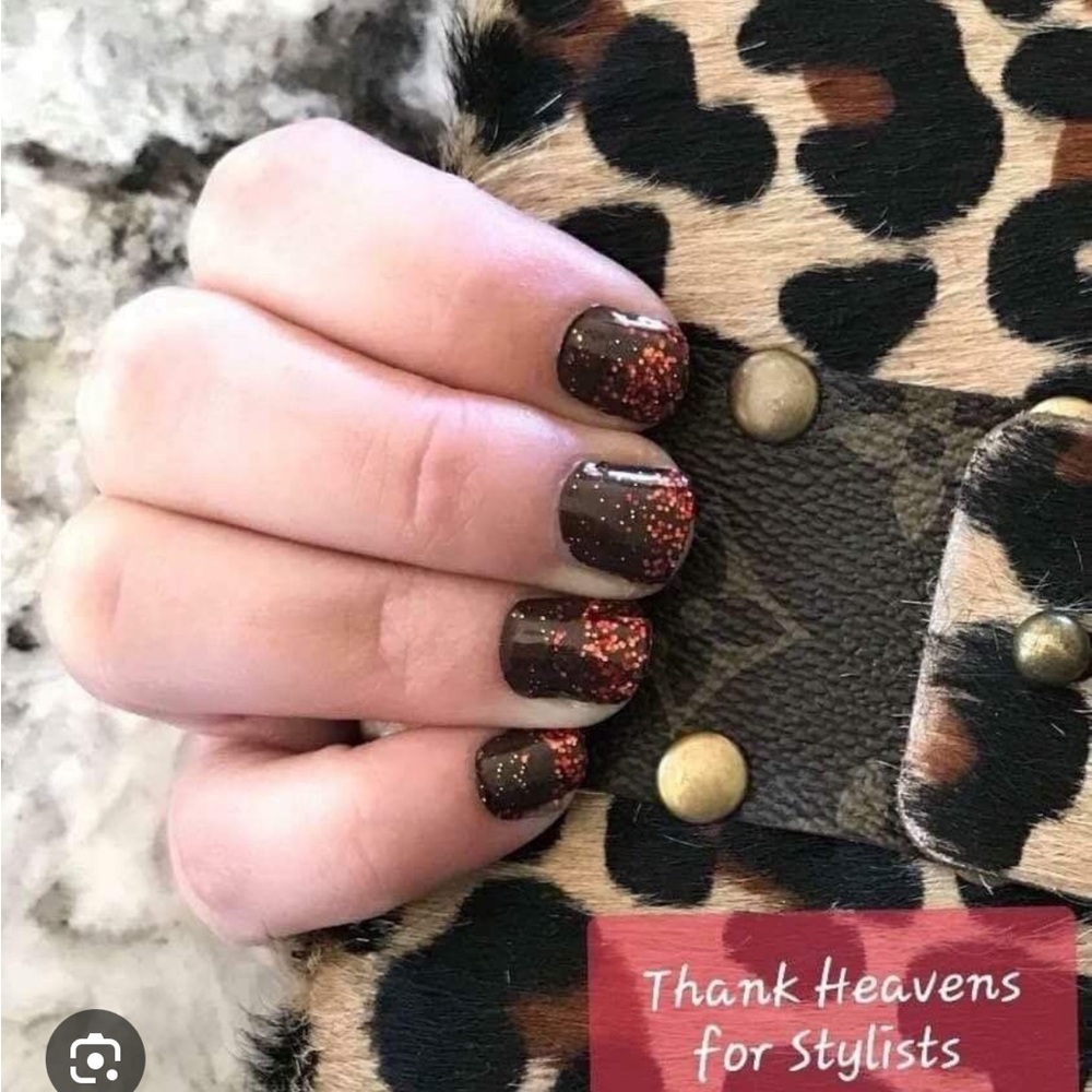 *Rare, HTF* Color Street: Thank Heavens for Stylists | Brown Gold Orange Fall